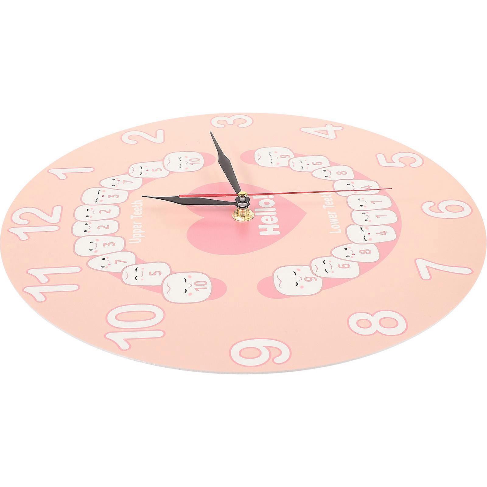 Baby Teething Clock Wall Clock Pendant for Tracking Teething Progress