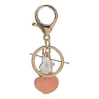 Cute Metal Keychain Pendant for Bag Waist Decoration, 1 Piece