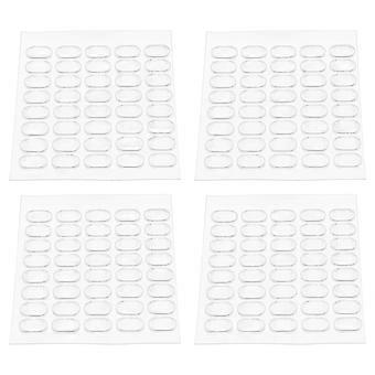 Nagelspitzen-Klebesticker, 10 Blatt, doppelseitiges Klebeband, rechteckige Streifen, ideal für Nageldesigner
