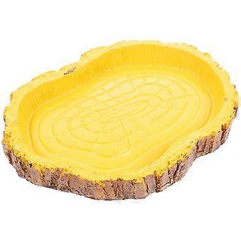 Casca de Réptil Prato Terrário Tartaruga Bacia de Água Réptil Verme Prato Peixe Esconderijo Tartaruga Plataforma de Escalada