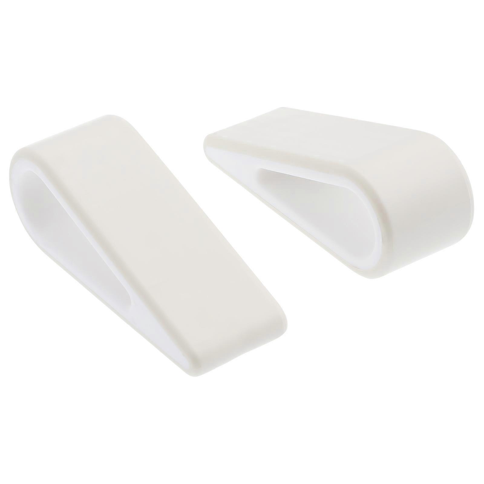 2Pcs Notebook Computer Heightening Stand Laptop Adjustable Support Mini Radiator (White)