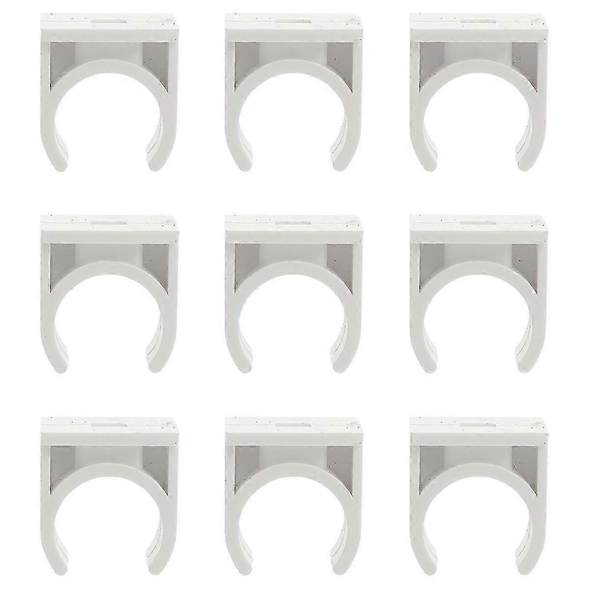 Useful U-Hook Holder Talon Clamps Pipe Support Pipe Durable Socket (White)