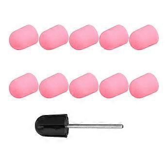 Nail Art Polishing Caps Nail Grinding for Manicure Use 30Pcs