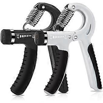 Dww-2 Greifwerkzeuge (Schwarz-Weiß) Greifwerkzeuge, Krallen-Fitnessgeräte, Geschenk für Jungen, Greifkraft einstellbar von (5 bis 60) kJ