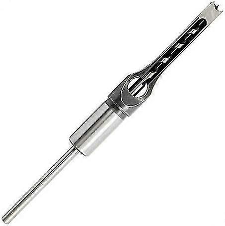 1x Chisel Bits Square Hole, Hss Mortise Cutter Carpentry Tool
