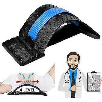 Back Stretcher, Lumbar Back Pain Relief Device, Spine Deck/ Multi-level Back Massager Lumbar, Pain Relief For Herniated Disc, Sciatica, Scoliosis, Low