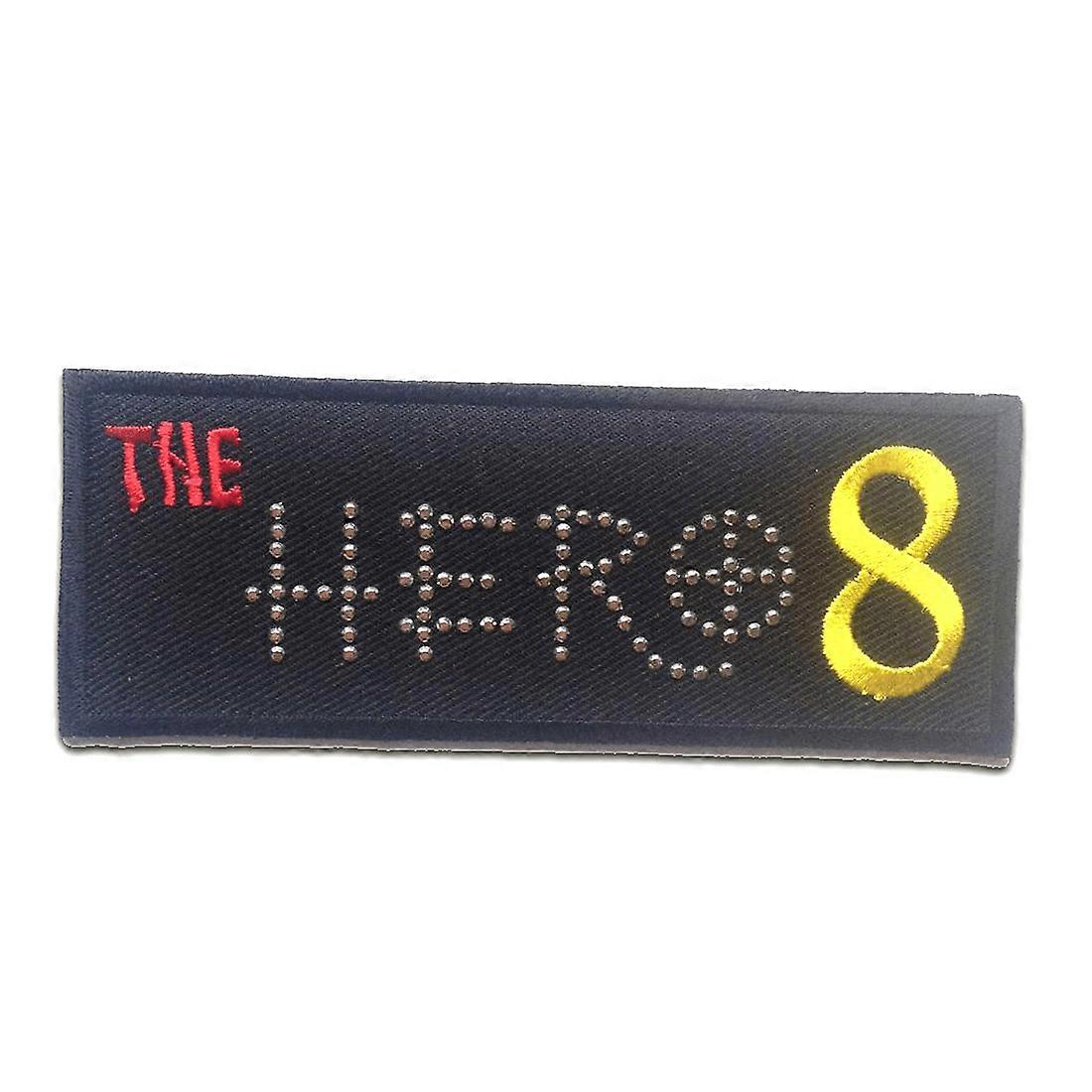 Patch - The hero 8 logo - svart - 11,8 x 4,5 cm - patch