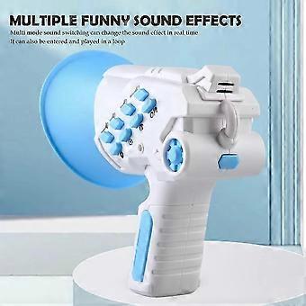 Portable Megaphone Speaker Siren Bullhorn Toys, Multi Voice Changer Prank Handheld Loudspeaker Megaphone Pink_LJJ