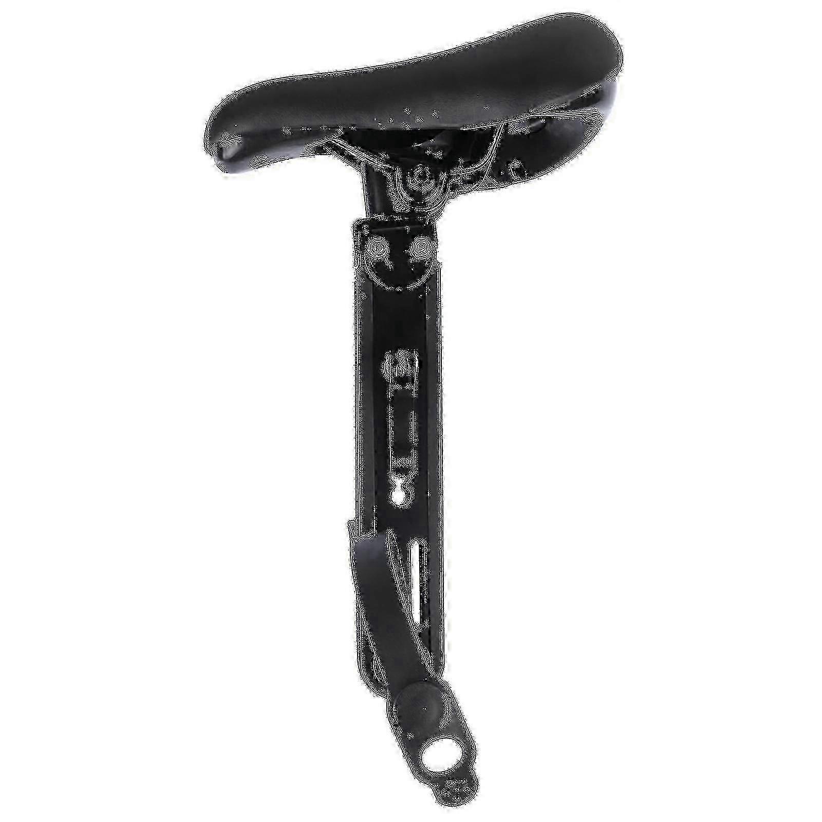 Børnesæde til mountainbikes med frontmontering og sikkert design.