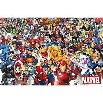 Marvel Comics The Marvel Lineup 2023 Puzzle CYQL-1016