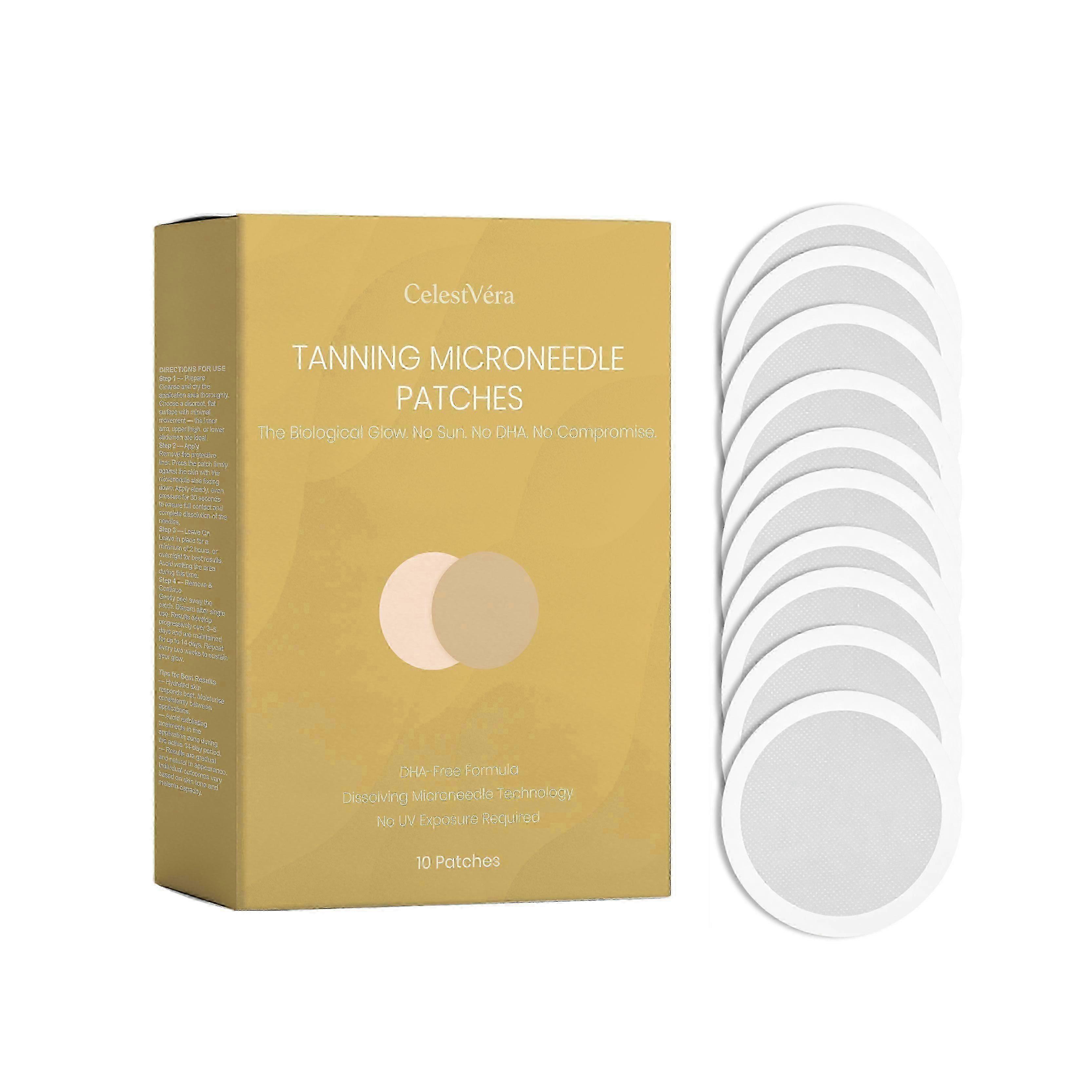 ODM Self Tanning Microneedle Patch Natural Sunless Tanner