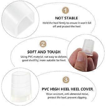 Anti Slip Heel Cover High Heels Protector for Women 1Pair Durable PVC Cover