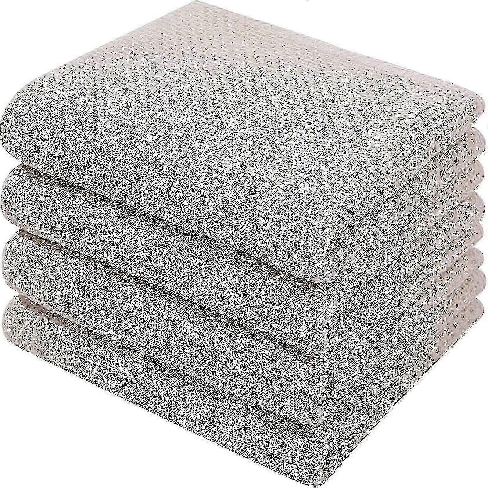 6-Pack Cotton Terry Kitchen Dish Tea Towels with Hanging Loop_hp