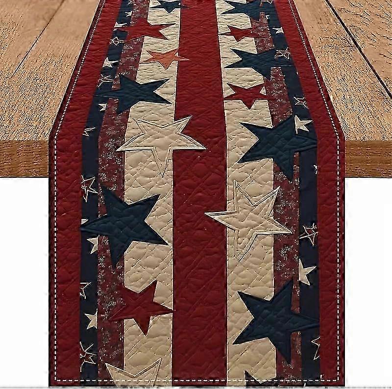 13x72 Inch Red Linen Table Runner
