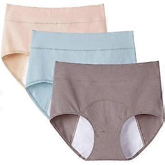 3pcs Womens Period Leakproof Pants Menstrual Panties Cotton Menstrual Underwear