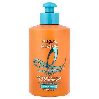 2 x L'Oréal, Elvive, Dream Lengths Curls, Leave-In Cream, 10.2 fl oz (300 ml)