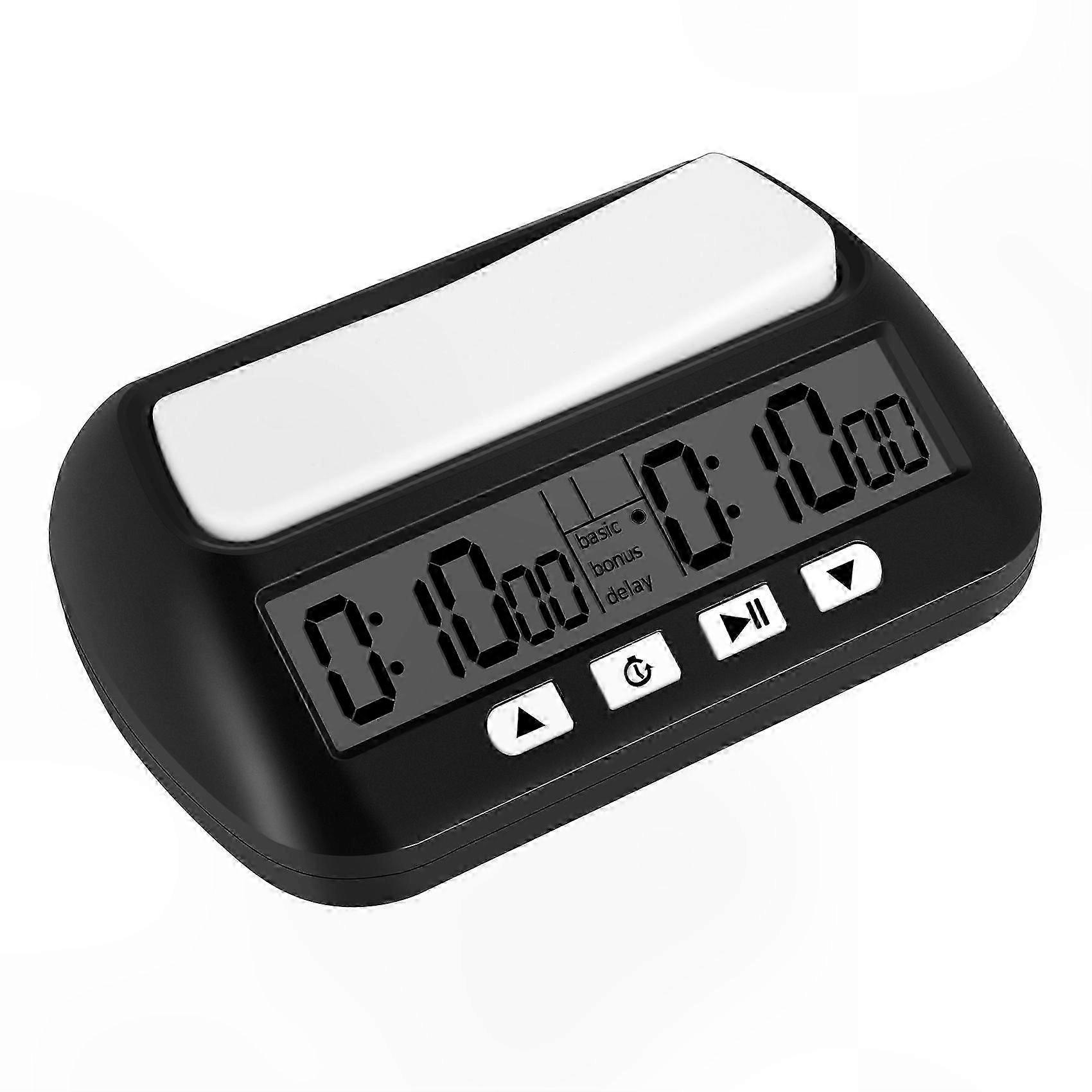 Professional Digital Game Timer for Chess, 3-in-1 Multipurpose Clock with Portable Design