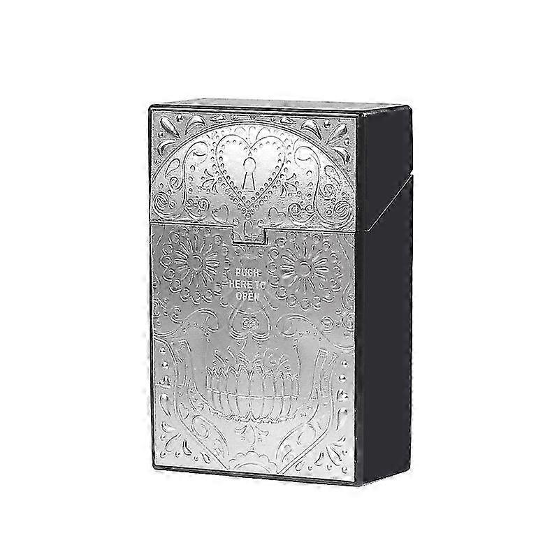 Skull-Design Portable Cigarette Box