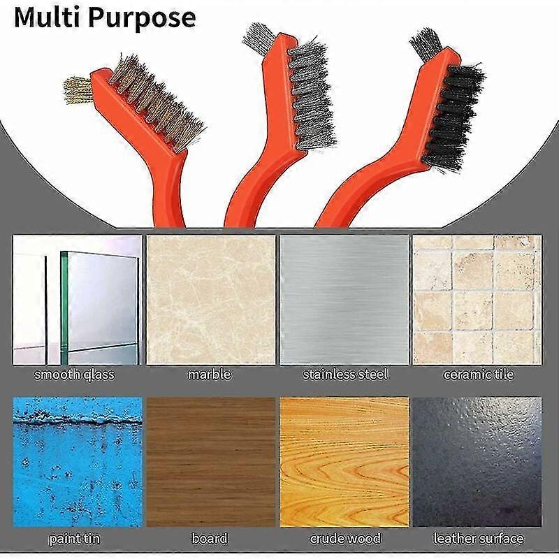Brass Stainless Nylon Mini Wire Brush Kit