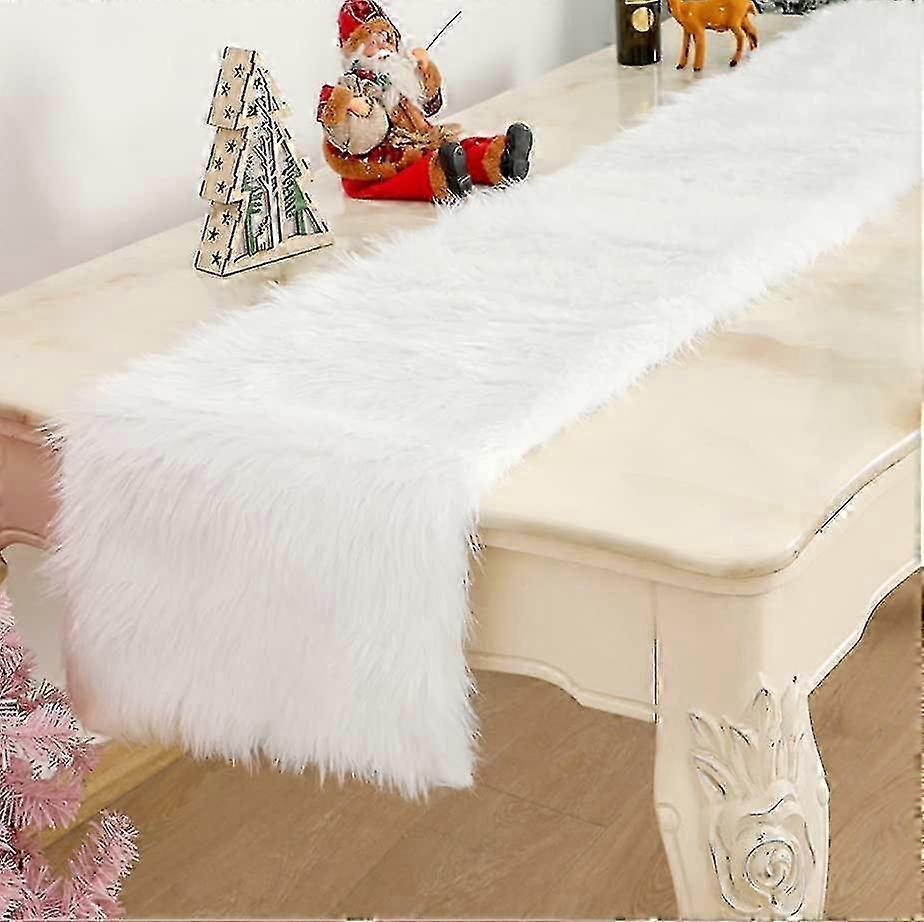 Soft Faux Fur Table Runner
