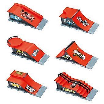 Finger Skateboard Ramp Set for Tricks Practice, Mini Fingerboard Skate Park for Kids and Beginners