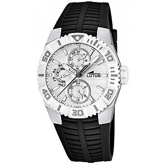 Lotus Quartz Analog Woman Watch with L15779/A Polyurethane Bracelet