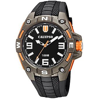 Calypso street life Quartz Analog Man Watch with K5761/4 Rubber Bracelet