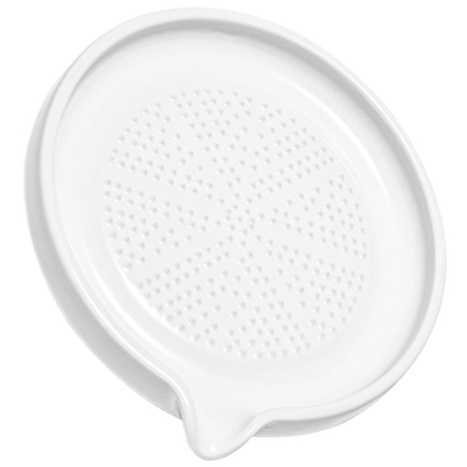 Ceramic Grinder Plate for Kitchen Use with Garlic Crushing Function
