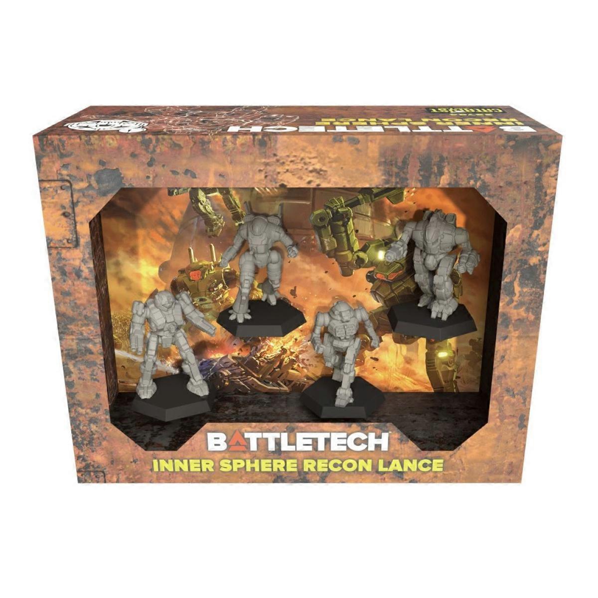 BattleTech: Inner Sphere Recon Lance ForcePack Miniature Tabletop Game Expansion