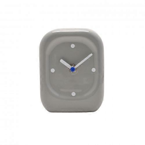 Interval Porcelain Desk Clock - Grey