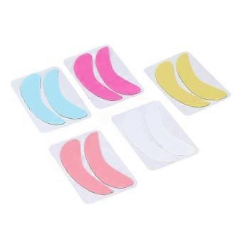 5 Pairs Reusable Lash Grafting Pads Ergonomic Half Moon Shape SJ-brnv