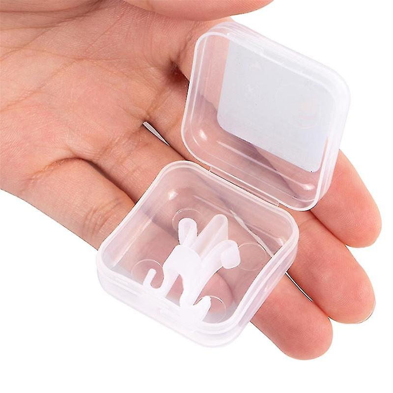 4pcs Sleeping Aids Anti-snoring Device Snore Stop Anti-snoring Apnea Nose Breathe Clip Stop Snore Device