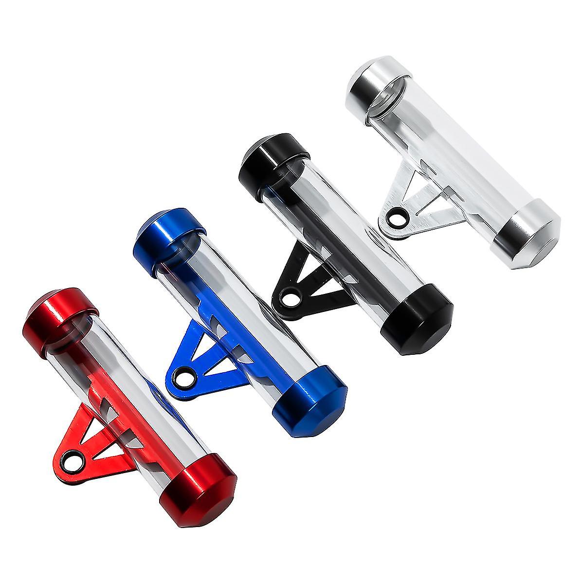 Motorcycle Bicycle Tax Single Tube Tax Card Acrylic Tube Red / Blue / Silver / Black Four Colors Optional