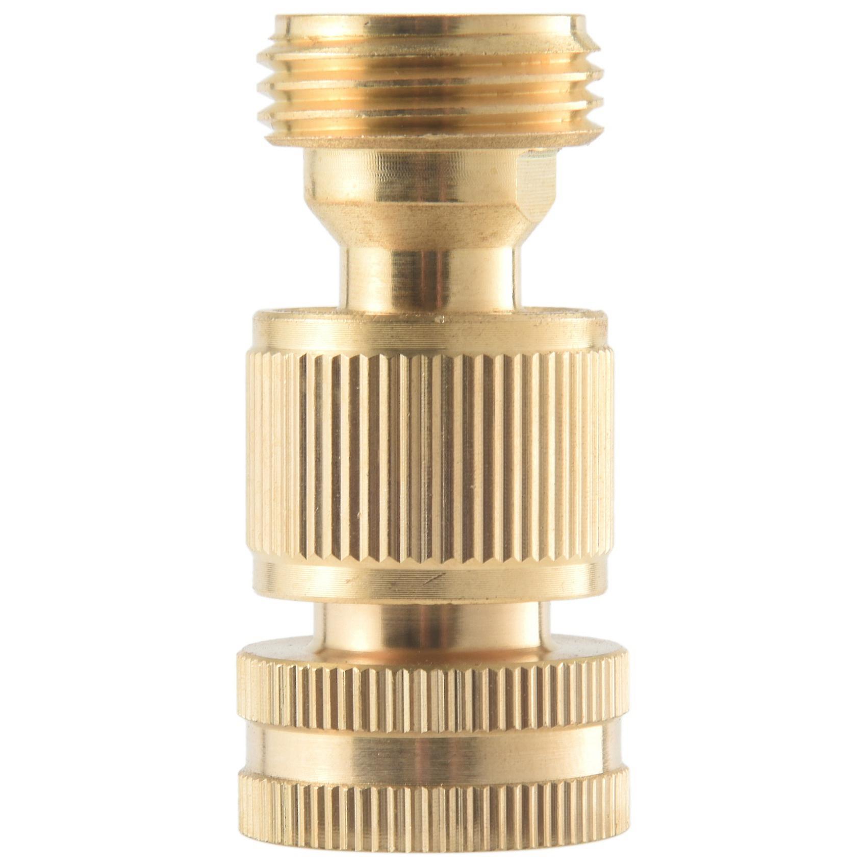 Garden Hose Quick Connect Solid Brass Quick Connector Garden Hose Fitting Water Hose Connectors 3/4
