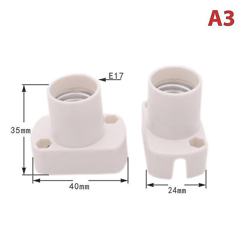 Mini Screw Lamp Base E12 E14 E17 Lamp Holder Light Bulb Socket Holder Adapter-yu