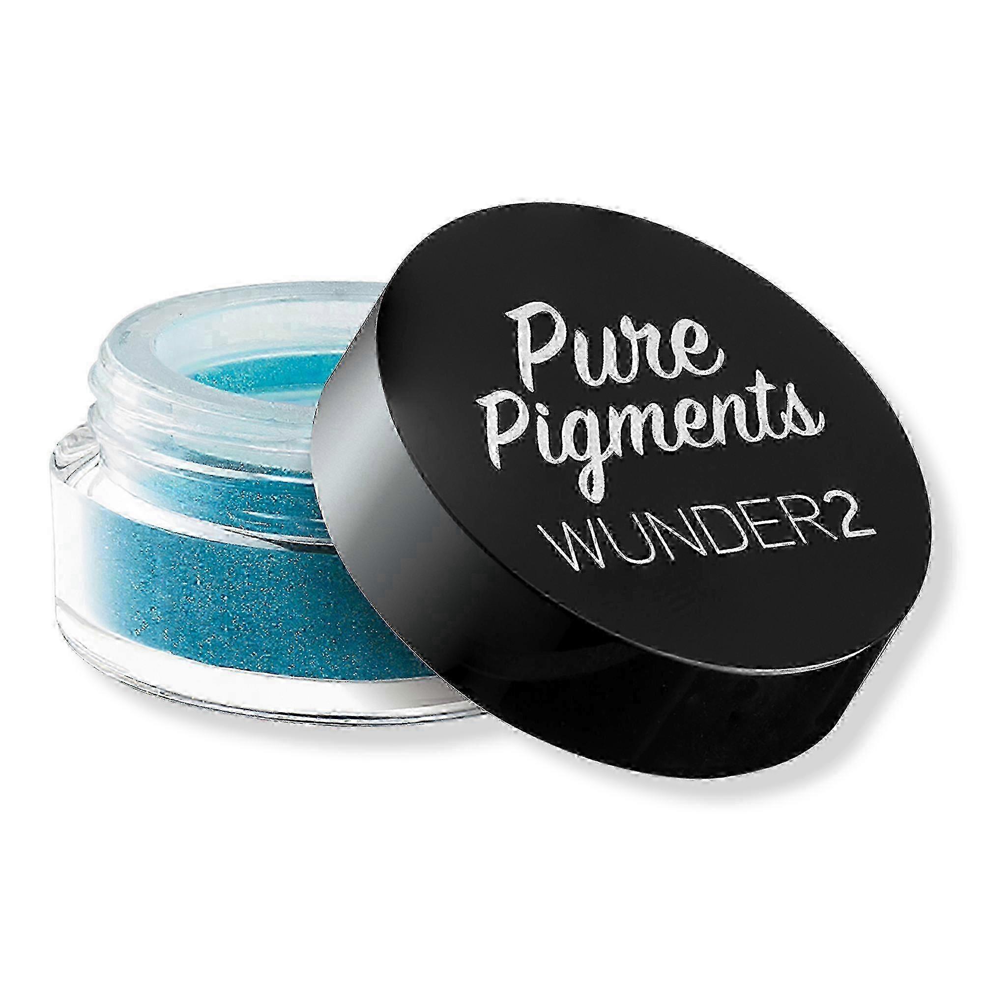 Wunder2 Pure Pigments, Maldives Blue, Turquoise With Glitter, 0.42 Oz