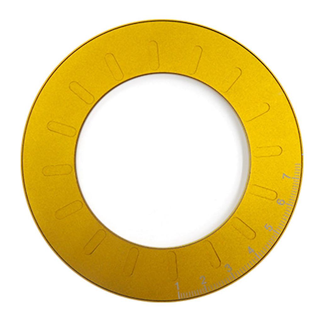 Stainless Steel Circle Ruler with Scale Round Geometry Ruler for Carpenters