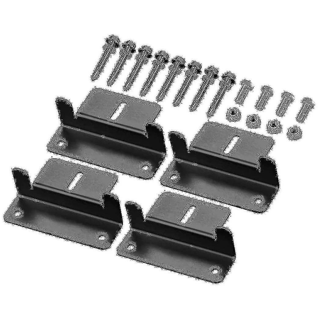 Solcellepanel montering Z-brakett Solar Power Panel Brackets Tak Solcellepanelholder For Rv, Båt, Bil