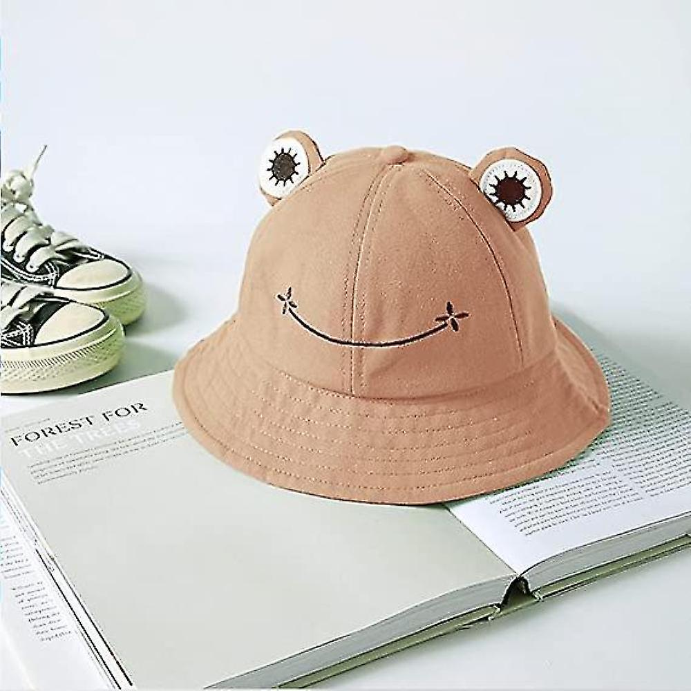 Frog Hat For Adult Teens,cute Frog Bucket Hat,cotton Bucket Hat