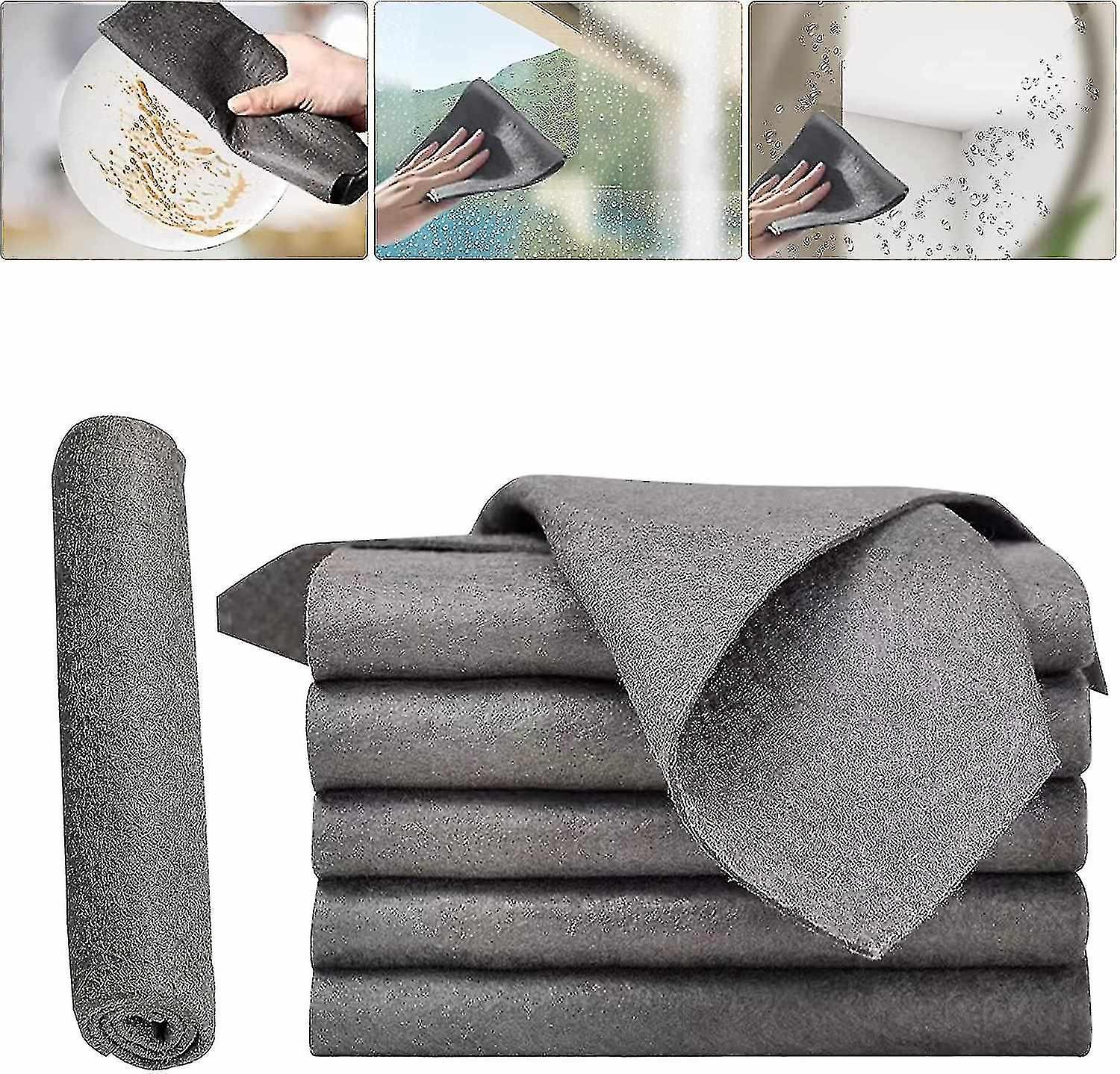 Thickened Magic Cleaning Cloth Microfiber Glass Cleaning Cloth Rags Reusable Cleaning Cloths
