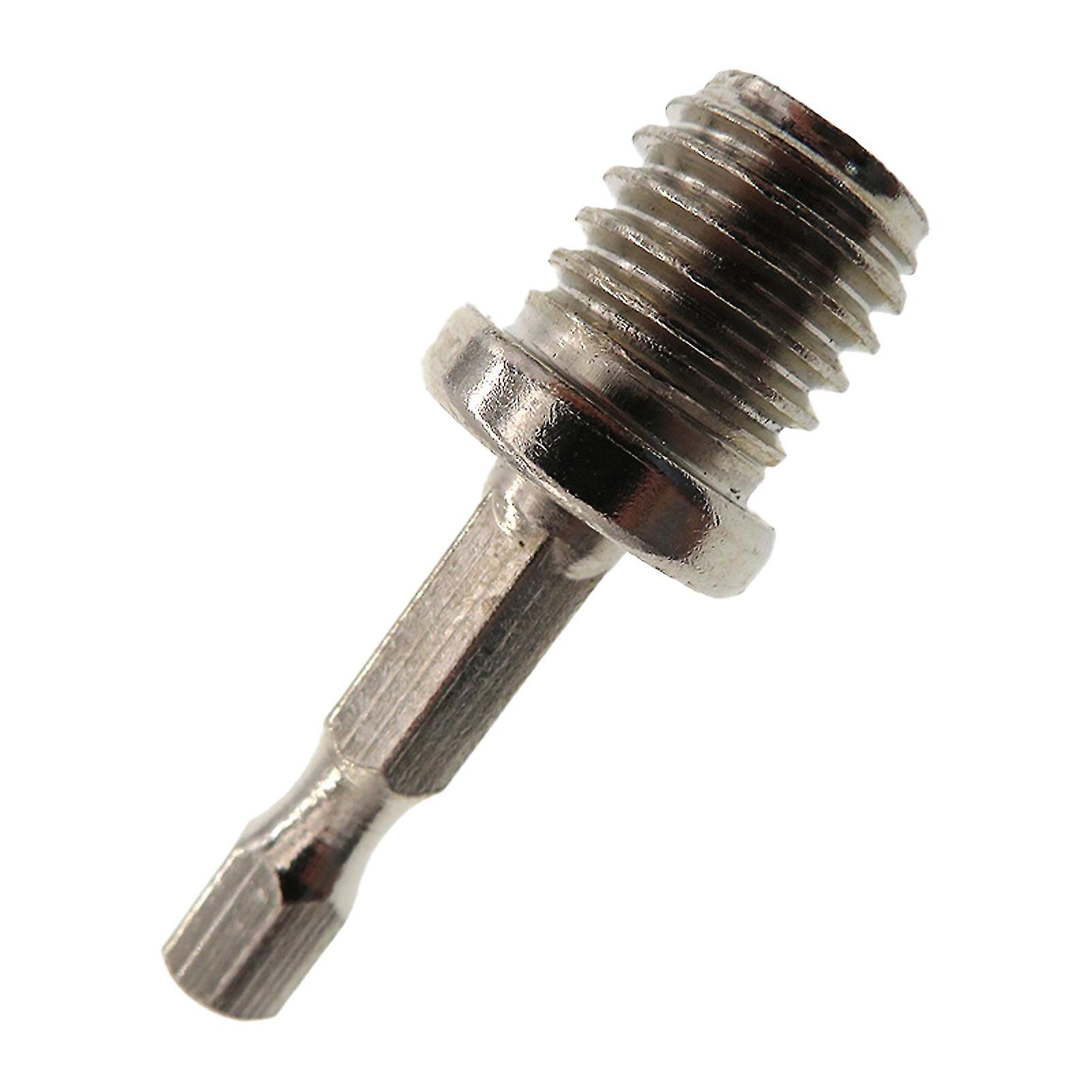 M14 Heavy Duty Quick Connection Drill Chuck Adapter Carbon Steel Thread Hexagon Connecting Rod Adapter For Impact Driver