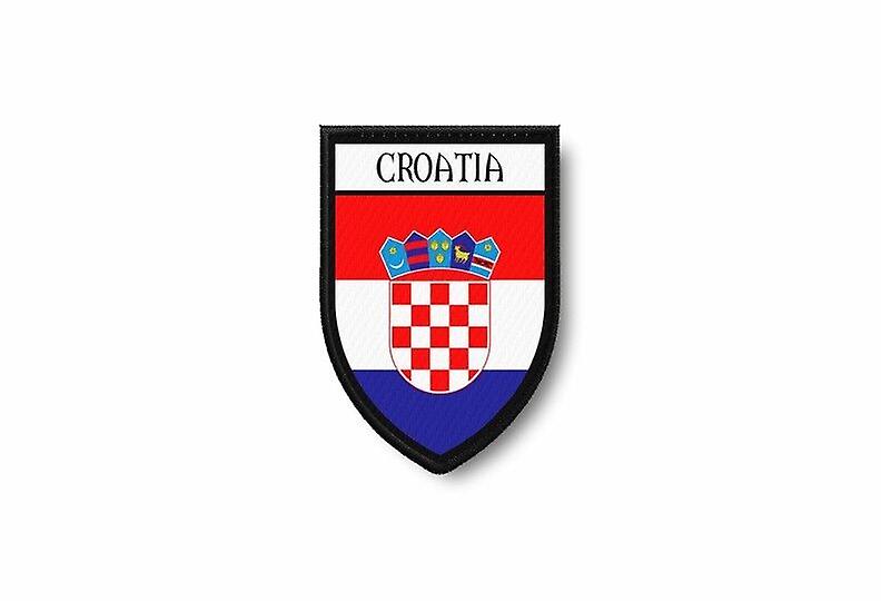 Patch Ecusson Termocollant Edge Brode Flag Prints Croatian Croatia