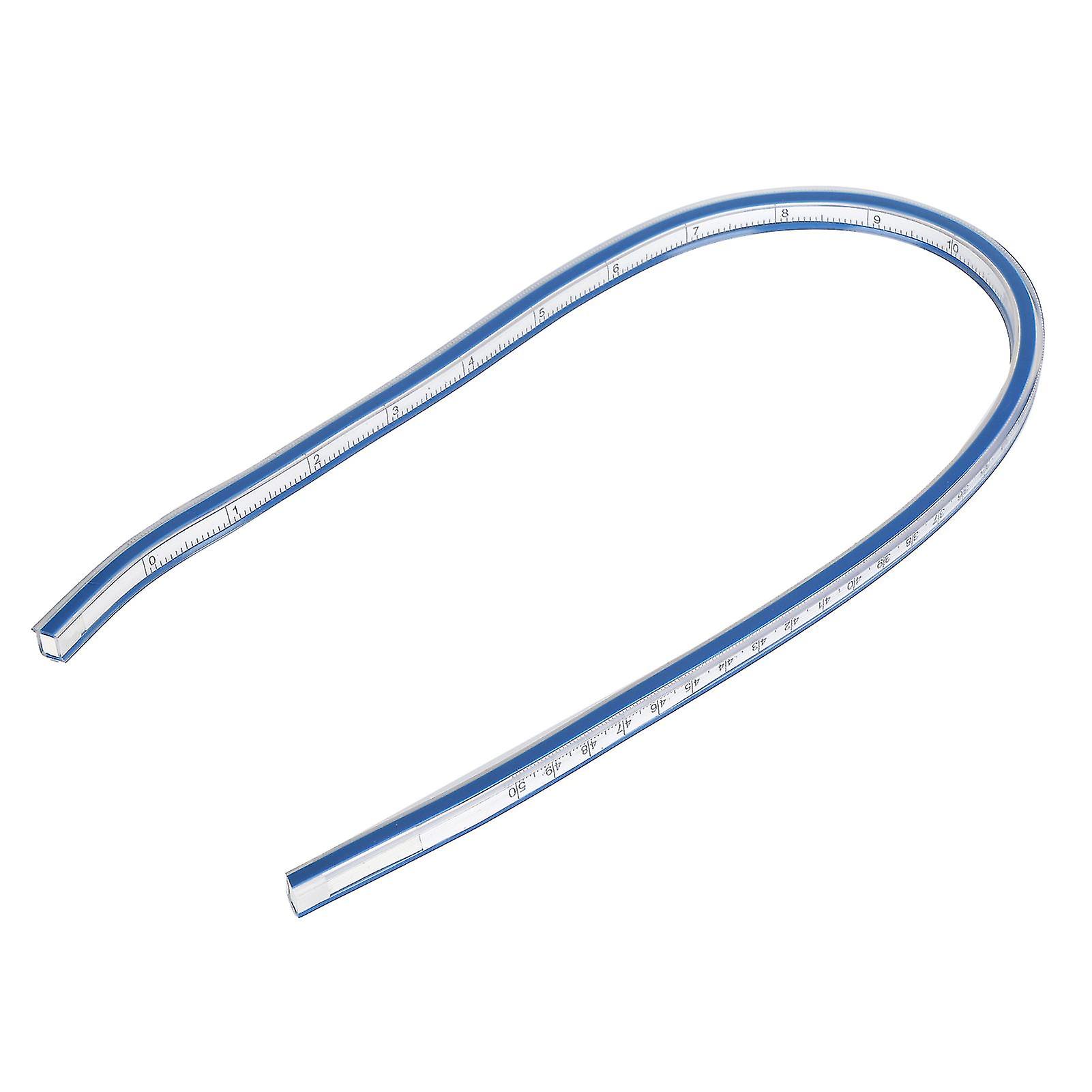Flexible Curve Ruler Plastic Metric Scale Soft Measuring Tool for Drawing and Sewing