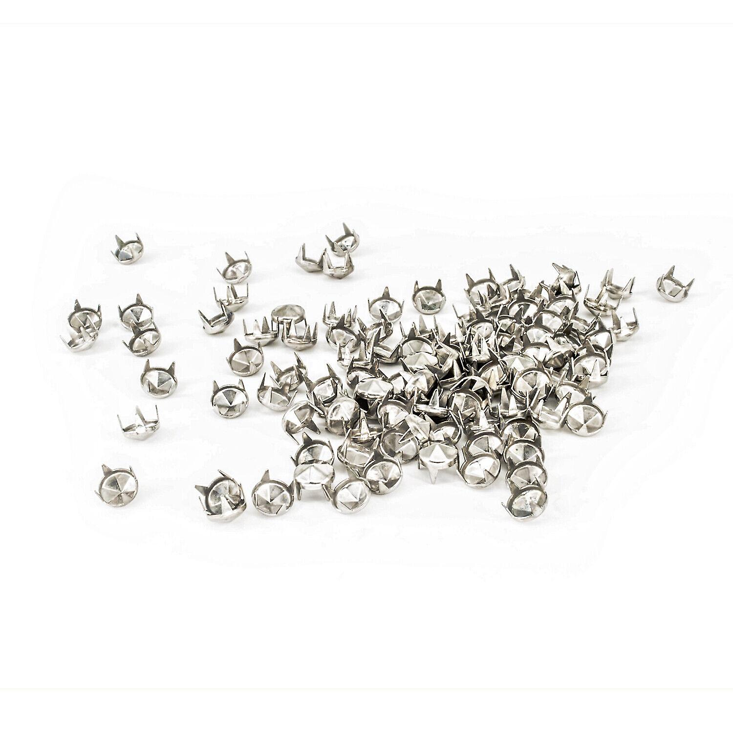 Star Studs Diamond Cut Nail Head Snaps
