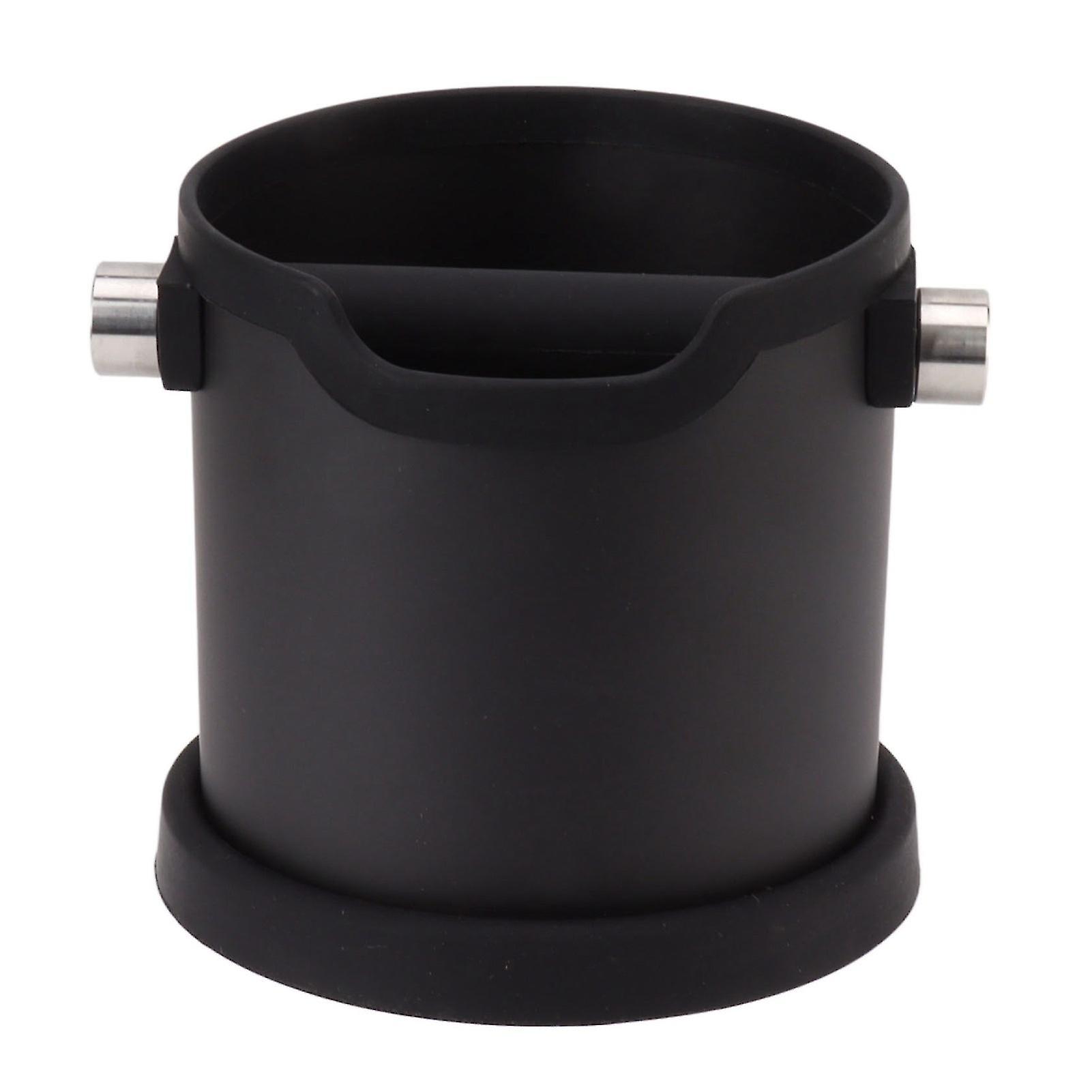 Semi Automatic Coffee Knock Box Stainless Steel Silicone Coffee Grounds Container Dump Bin