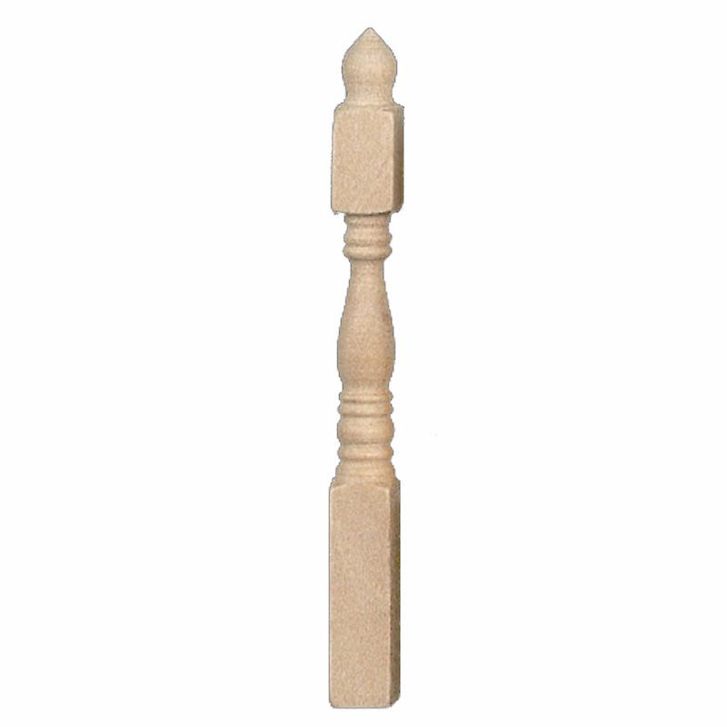 Dolls House 6 Narrow Centurian Newel Posts Miniature Diy Timber 1:12 Scale
