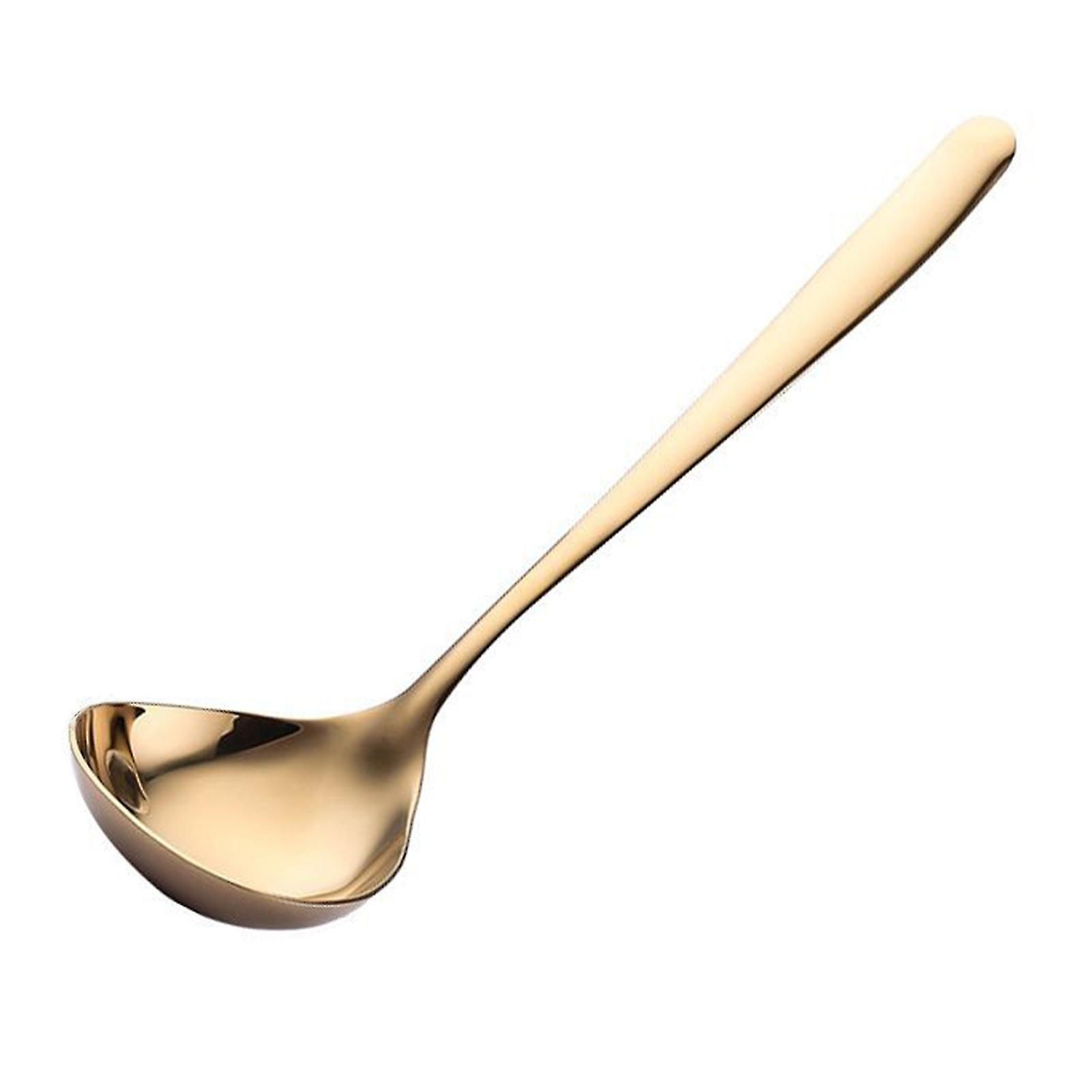 Suppeske Ergonomisk Design Komfortabelt Greb Rustfrit Stål BPA Fri Dyb Hoved Røreske Køkkenudstyr