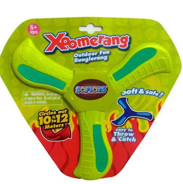 Hinges Returning Boomerang Soft Boomerang For Athletes For Sports Game Toy To Beginners Green