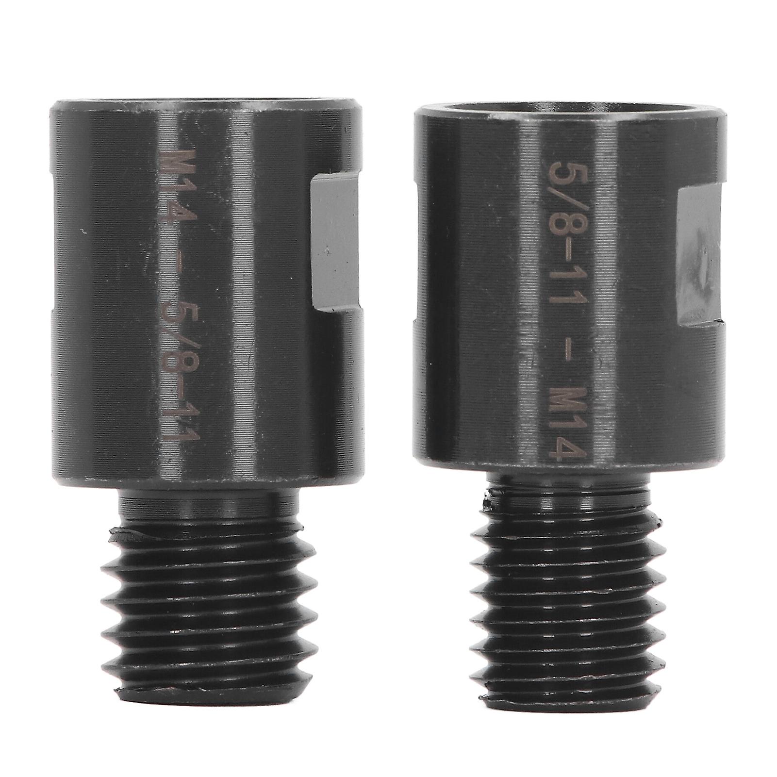 5/8in to M14 Thread Adapter and M14 to 5/8in Thread Conversion Adapter 2Pcs for Lathe and Drill Machine Use
