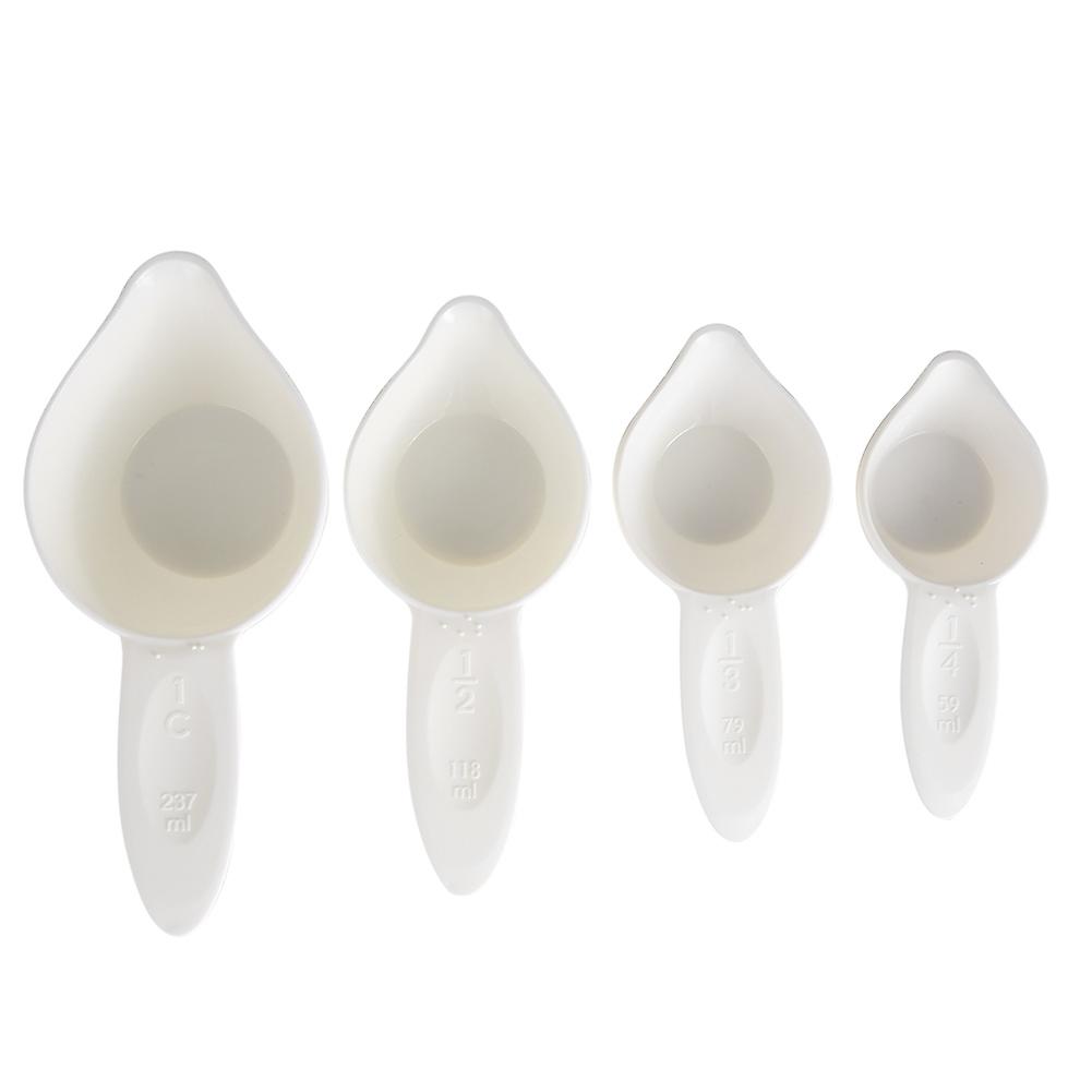 4Pcs/Set Portable Braille Measuring Spoon Cup Kitchen Cooking Baking Tool Accessory